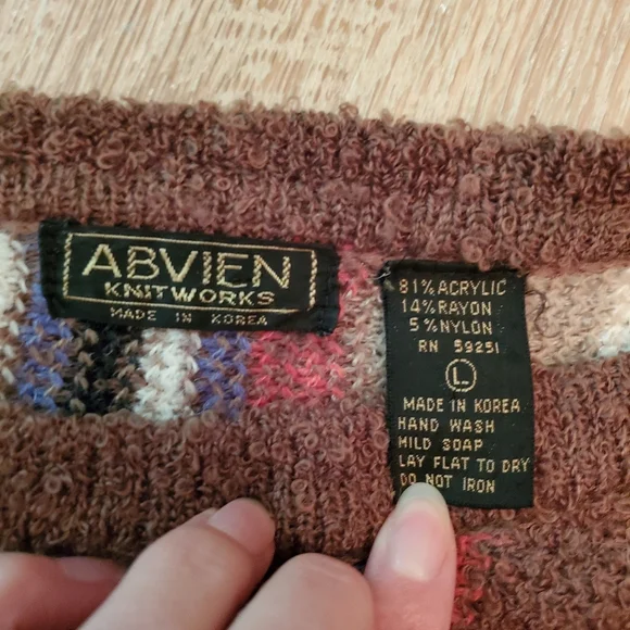 🌲 Vintage 1970's Sweater - Picture 3 of 3